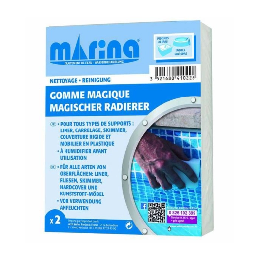 gomme magique lot de 2 - marina