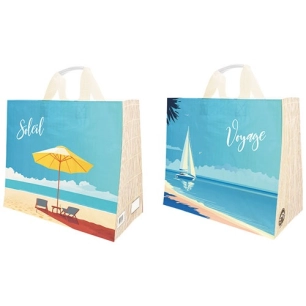 sac cabas polypropylã¨ne tisse voyage soleil 33 l 43x20x38cm - sphere distribution
