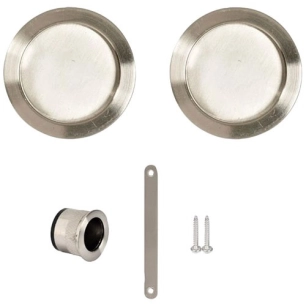 poignees cuvette porte coulissante sans serrure - vachette