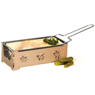 raclette cuivre edelweiss 7p 30x9x10 bougies - nouvel ltd