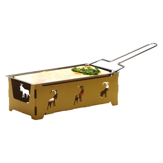 raclette marron bouquetin 7p 30x9x9 bougies - nouvel ltd