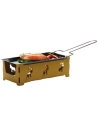 raclette marron bouquetin 7p 30x9x9 bougies - nouvel ltd