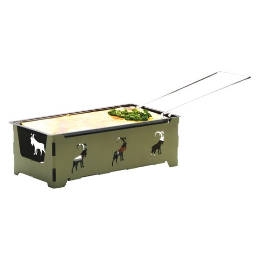 raclette vert bouquetin 7p 30x8x5 bougies - nouvel ltd