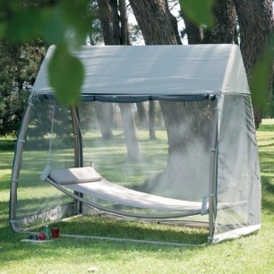 hamac balancelle acier 233x139x205 cm tonga ldd - morel ld