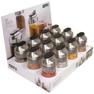 display de 12 saupoudreuse epices herbes - gefu