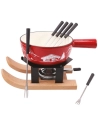 service fondue rechaud ski +poelon montagne 22cm+6 f - hong heng fondueware