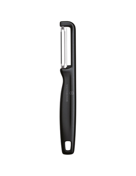 Éplucheur Victorinox Iota Noir Lame lisse pivotante ultra-tranchante - BELIGNE ET FILS SAS