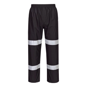 pantalon de pluie légère iona pliable - taille xl - noir - portwest