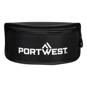 étui de rangement pour lunettes de protection - noir - portwest