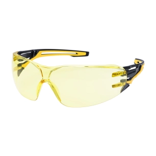 lunettes de protection enveloppantes anthracite - ambre - portwest