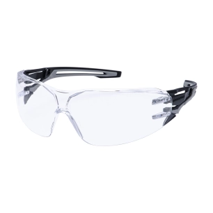 lunettes de protection enveloppantes anthracite - incolore - portwest