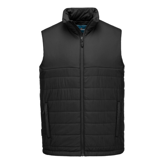 bodywarmer professionnel à baffles isolées - taille xl - noir - portwest