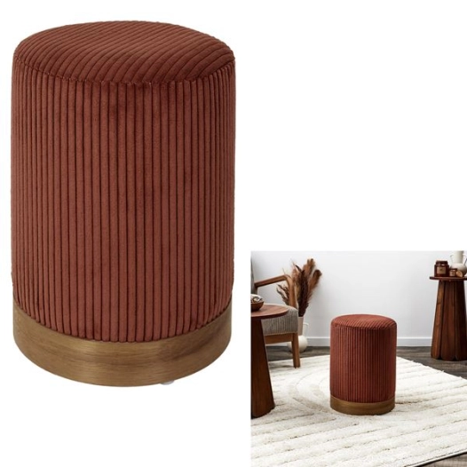 pouf cã´telã© scott terracotta m1 - cmp consortium menager parisien ld