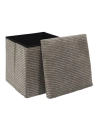 coffre pouf pliable cã´telã© scott taupe m4 - cmp consortium menager parisien ld