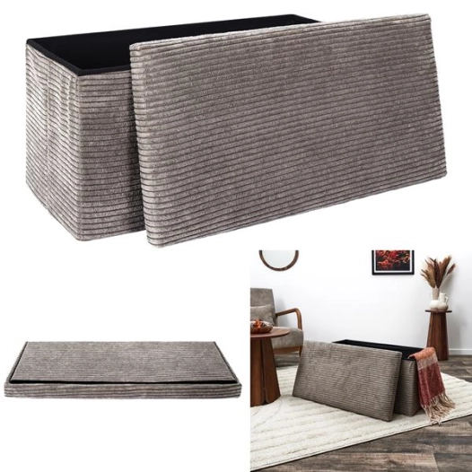 coffre banc pliable cã´telã© scott taupe m2 - cmp consortium menager parisien ld