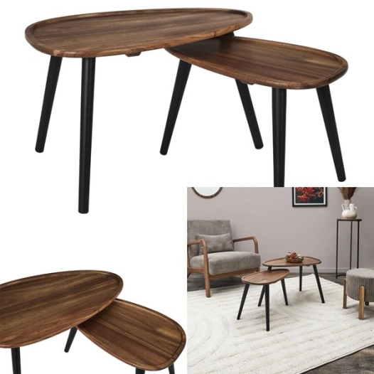 table gigogne galet acacia x2 m1 - cmp consortium menager parisien ld