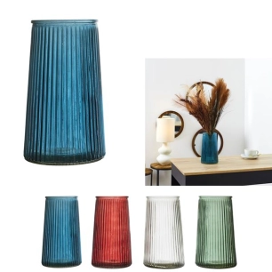 vase striã© louise h21.5cm m12 - cmp consortium menager parisien ld