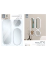miroir corfu blanc h75cm x3 m8 - cmp consortium menager parisien ld