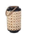 lanterne tressã©e noir h38.5cm m6 - cmp consortium menager parisien ld