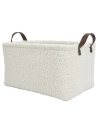 panier rangement blanc bouclette x3 h20cm m4 - cmp consortium menager parisien ld