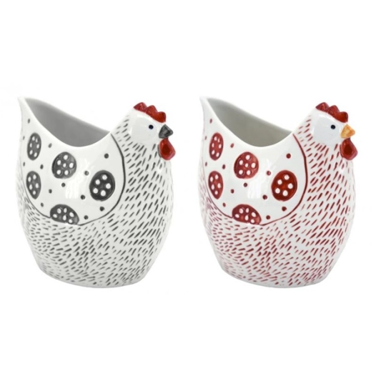 vase ceramique poule ass h15 - aubry gaspard ld