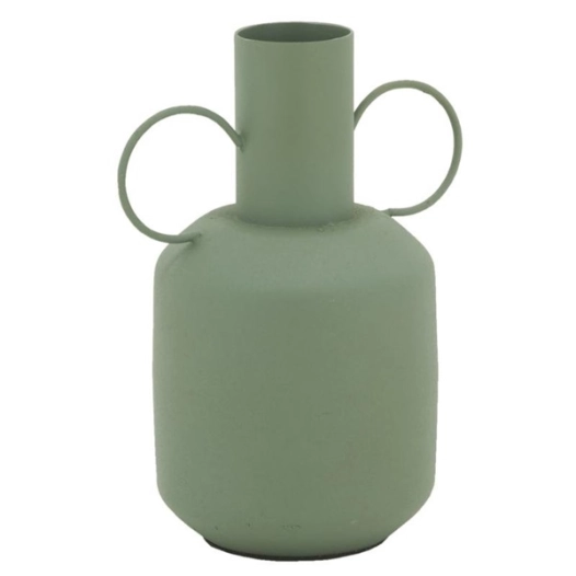 vase metal kaki h20 - aubry gaspard ld