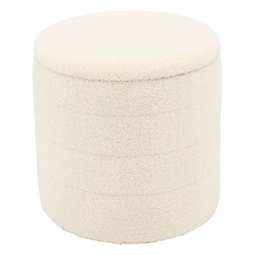 pouf/coffre boucle ligne h35 - aubry gaspard ld