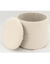 pouf/coffre boucle ligne h35 - aubry gaspard ld