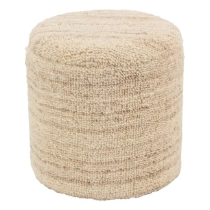 pouf/coffre boucle laine h35 - aubry gaspard ld