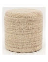 pouf/coffre boucle laine h35 - aubry gaspard ld