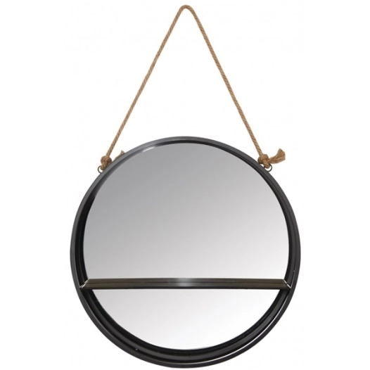 miroir metal 1 etagere d55 - aubry gaspard ld