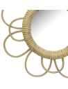 miroir rotin fleur d32,5 - aubry gaspard ld