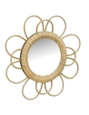 miroir rotin fleur d32,5 - aubry gaspard ld