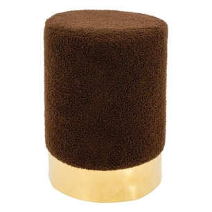 pouf bouclette mar+metal h39 - aubry gaspard ld