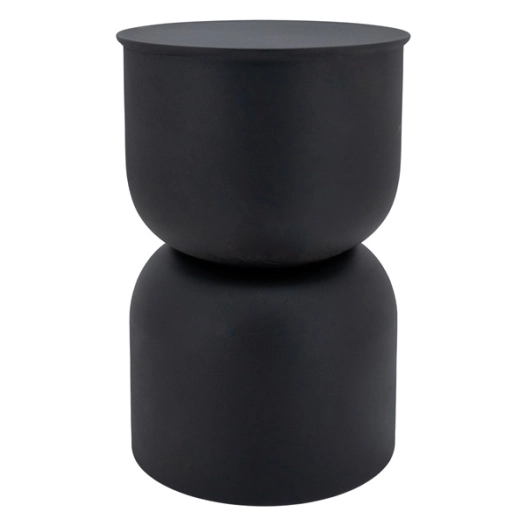 bout canap met.noir h46 - aubry gaspard ld