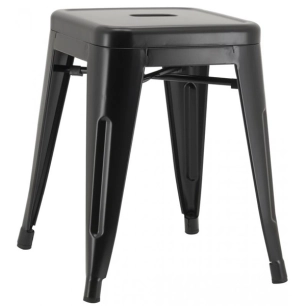 tabouret indus met.noir h45 - aubry gaspard ld