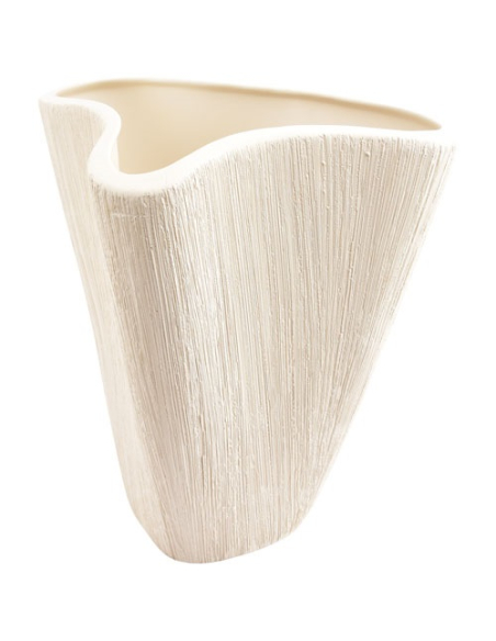 vico vase 28,5xh32,5cm beige - fine dining living