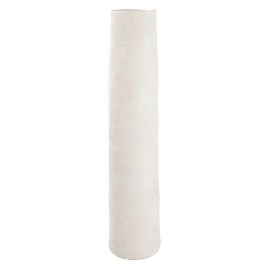 cone vase 11,5xh50cm blanc - fine dining living