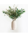 bullet vase 20xh34cm blanc - fine dining living