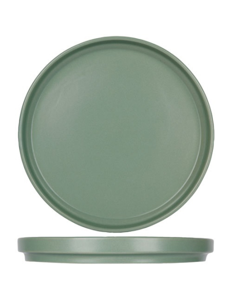 6 alto assiette dessert d19.5cm vert - cosy et trendy billiet