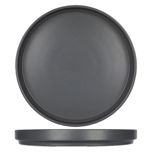 alto assiette plate d26cm gris - cosy et trendy billiet