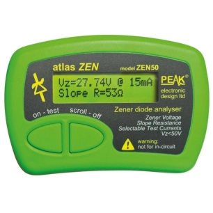 atlas zen - analyseur de diodes zener (0 - 50 v)