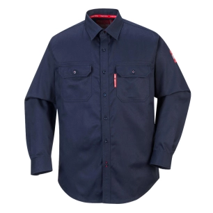 chemise bizflame 88/12 - taille xxl - marine nv - portwest