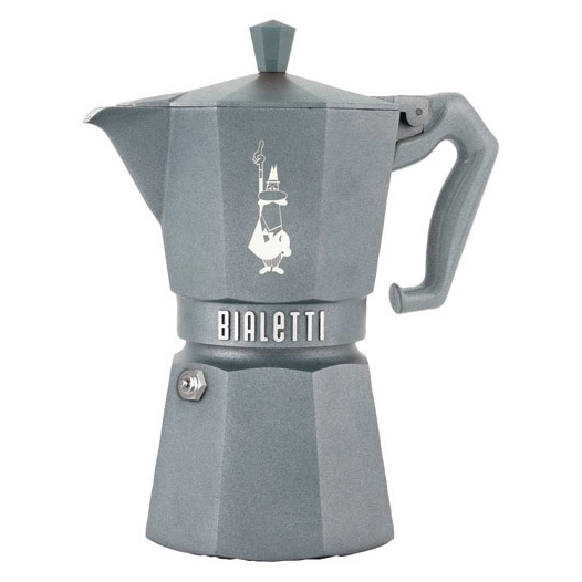 moka exclusive octogonale induction - 6 cups grey - bialetti france sarl