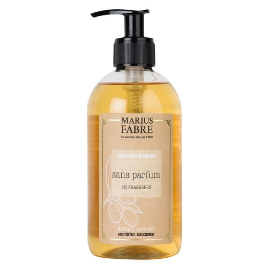 savon liquide de marseille 400ml sans parfum - marius fabre jeune ets
