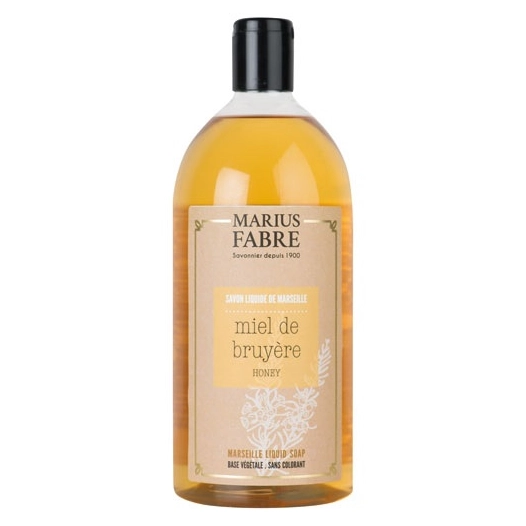 savon liquide de marseille 1l miel de bruyã¨re - marius fabre jeune ets