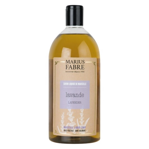 savon liquide de marseille 1l lavande - marius fabre jeune ets