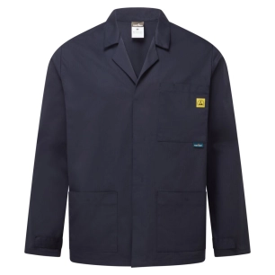 veste de laboratoire esd - taille m - marine - portwest