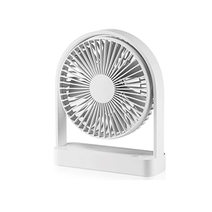 ventilateur de table rechargeable, 2000 mah, blanc