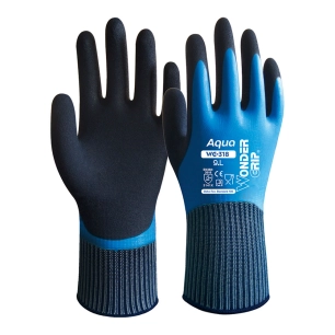 gant en nylon double enduit de latex, 100 % résistant à l'eau, taille 11